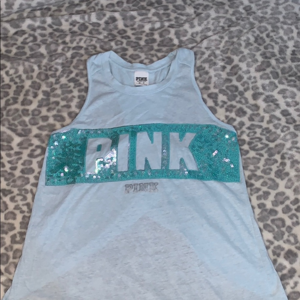 Blue tank top